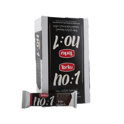 ویفر نامبروان شکلات تلخ باکس 24 عددی NO1 wafer dark chocolate